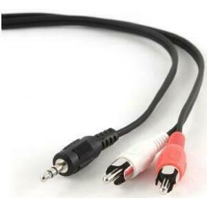 Cablu Audio Gembrid 1 x Jack 3.5mm - 2 x RCA, 5m imagine