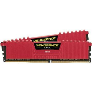 Memorii Corsair Vengeance LPX Red DDR4, 2x8GB, 3200 MHz, CL 16 imagine