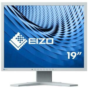 Monitor IPS LED EIZO 19inch S1934H-GY, 1280 x 1024, VGA, DVI, DisplayPort, Boxe, 14 ms (Gri) imagine