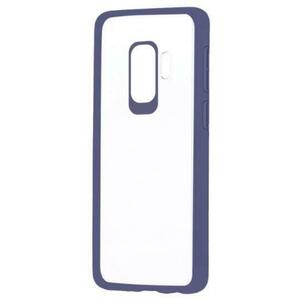Protectie Spate Devia Pure Style pentru Samsung Galaxy S9 Plus (Transparent/Albastru) imagine