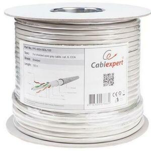 Cablu FTP Gembird FPC-6004-SOL/100, CAT.6, 100m (Gri) imagine