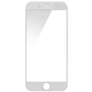 Folie Protectie Sticla Temperata Devia 3D pentru iPhone 8 Plus / 7 Plus + Folie Protectie Spate (Transparent/Alb) imagine