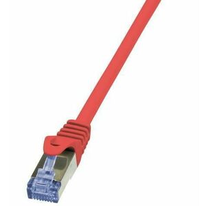 Cablu S/FTP LogiLink CQ3014S, Cat.6A, Patchcord (Rosu) imagine