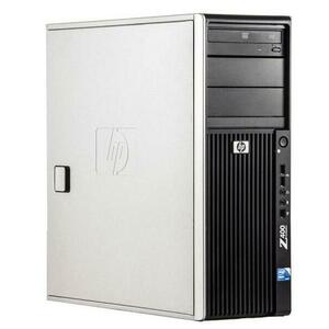 Calculator Sistem PC Refurbished WorkStation HP Z400, Intel Xeon Quad Core W3520 2.66GHz-2.93GHz, 8GB DDR3, 500GB SATA, AMD Radeon HD 7350 1GB GDDR3, DVD-RW imagine