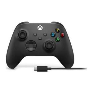 Controller Microsoft Xbox Series X Wireless + cablu USB Type-C (Negru) imagine