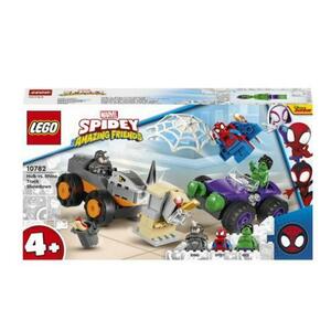LEGO® Super Heroes Spidey si prietenii lui uimitori Confruntarea dintre Hulk si Masina Rinocer 10782 imagine