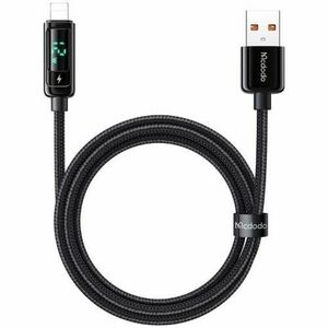 Cablu de date Mcdodo Digital Pro USB-A la Lightning, 1.2m, 3A (Negru) imagine