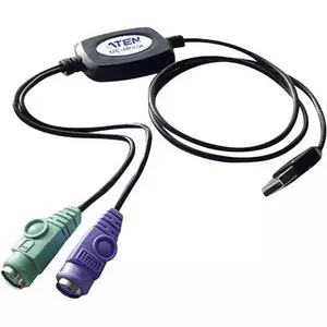 Adaptor cu cablu Aten, PS/2 la USB , 0.9 m imagine