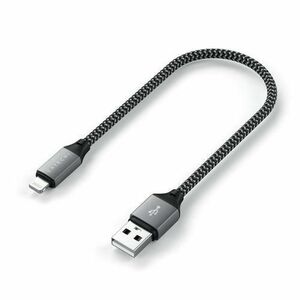 Cablu USB, Lightning, Satechi, compatibil cu Apple, 0.25 m imagine