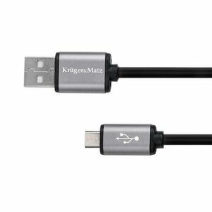 Cablu USB - MICRO USB, Basic Edition, 1M, Negru imagine