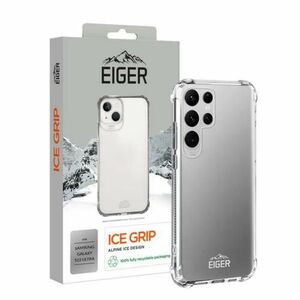 Husa Eiger Ice Grip pentru Samsung Galaxy S22 Ultra (Transparent) imagine