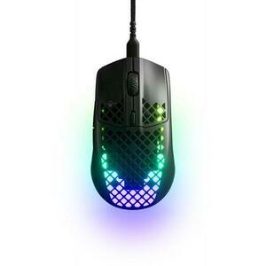 Mouse Gaming SteelSeries Aerox 3 2022 Onyx, USB, iluminare RGB (Negru) imagine