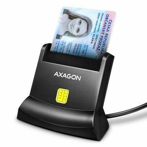 Cititor SIM Axagon Smart Card PocketReader, CRE-SM4N, USB 2.0 imagine