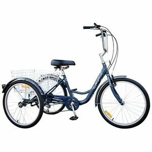 Bicicleta Pegas Senior Triciclu 24inch, Albastru Respect imagine