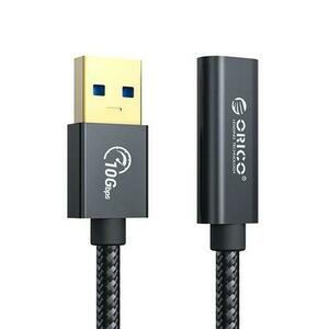 Cablu extensie Orico ACF31-10, USB3.1 GEN2 Type-A Male – USB Type-C Female, 1m (Negru) imagine