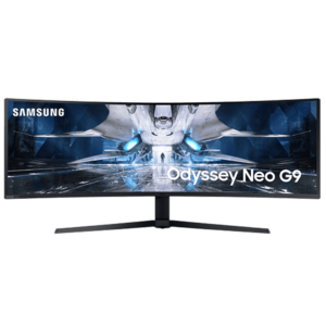 Monitor Gaming VA LED Samsung Odyssey G9 Neo 49inch LS49AG950NPXEN, DQHD (5120 x 1440), HDMI, DisplayPort, AMD FreeSync, Nvidia G-Sync, Ecran curbat, 240 Hz, 1 ms (Alb) imagine