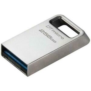 Stick USB Kingston Data Traveler, 256GB, Metal, USB 3.2 Gen. 1 (Argintiu) imagine