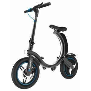 Bicicleta electrica pliabila Blaupunkt ERL814, Motor 300 W, baterie 36V/10Ah, roti 14inch, autonomie 30 km, viteza 25km/h (Negru) imagine