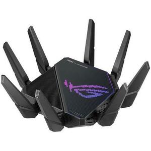 Router Gaming Wireless ASUS ROG Rapture GT-AX11000 Pro, Tri-Band, Gigabit, Quad-Core 2.0GHz CPU, AiMesh, WiFi 6, 8 antene externe (Negru) imagine