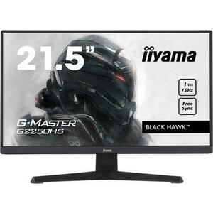 Monitor VA LED iiyama G-Master 21.5inch G2250HS-B1, Full HD (1920 x 1080), HDMI, DisplayPort, AMD FreeSync, Boxe (Negru) imagine