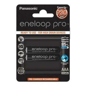 Set 2 acumulatori Panasonic Eneloop Pro BK-4HCDE/2BE, 930mAh, AAA imagine