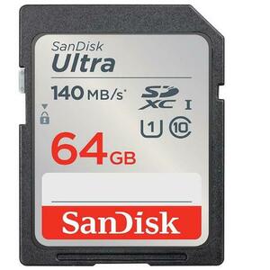Card de memorie SanDisk Ultra SDSDUNB-064G-GN6IN, SDXC, 64 GB, UHS-I U1, Clasa 10 imagine