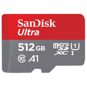 Card de memorie SanDisk Ultra SDSQUAC-512G-GN6MA, MicroSDXC, 512 GB, UHS-I U1, Clasa 10 + Adaptor SD imagine