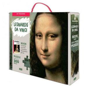 Puzzle Mona Lisa (300 piese+carte) imagine