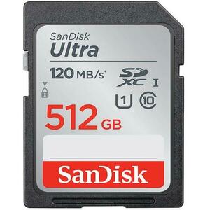 Card de memorie SanDisk Ultra SDSDUNC-512G-GN6IN, SDXC, 512GB, UHS-I U1, Clasa 10 imagine