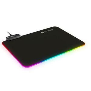 Mousepad Celly CYBERPADBK, Iluminare RGB (Negru) imagine