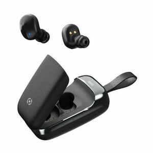 Casti True Wireless Celly Buds Eardrops FLIP1BK, Bluetooth, Microfon, Touch Control (Negru) imagine