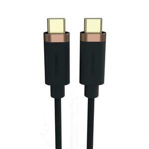 Cablu de date Duracell USB7030A. USB-C - USB-C, 5Gbps, 1m (Negru) imagine