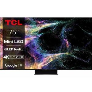 Televizor QLED MiniLed TCL 190 cm (75inch) 75C845, Ultra HD 4K, Smart TV, WiFi, CI+ imagine