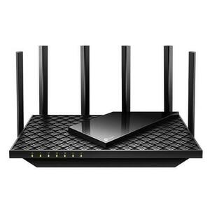 Router Wireless TP-Link Archer AX72 Pro, AX5400, Wi-Fi 6, Dual-Band, Gigabit, 6 Antene externe (Negru) imagine