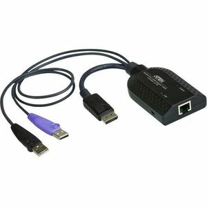 USB DisplayPort Virtual Media KVM Adapter with Smart Card Support imagine