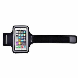 Husa Devia Armband Slim-Fit Universala pentru smartphone de pana in 5 inch (Negru) imagine