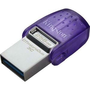 Memorie USB Kingston DataTraveler microDuo 3C G3, 256GB, USB-C/ USB-A 3.0 imagine