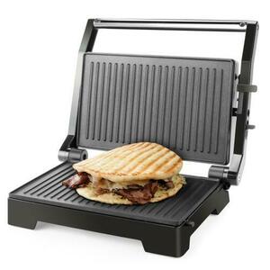Sandwich si grill Taurus CRISPY & CO, 1000W, 23x15cm, deschidere 90° si 180º, termostat, placa superioara basculanta (Inox) imagine