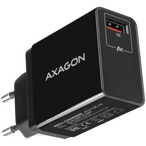Incarcator retea AXAGON ACU-QC19, Quick Charge 3.0 + 3A, USB-A (Negru) imagine