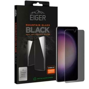 Folie Protectie Sticla Eiger Mountain Glass Privacy 2.5D pentru Samsung Galaxy S23 (Negru) imagine