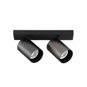 Spot inteligent dublu Yeelight Smart Spotlight, Wi-Fi, 2xGU10, dimabil, 700lm, LED RGB, control vocal (Negru) imagine