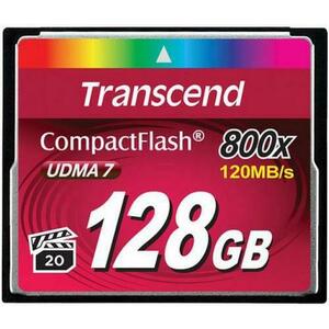 Card de memorie Transcend Compact Flash, 128GB, 800x imagine