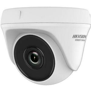 Camera supraveghere video Hikvision Turbo HD Dome HWT-T110-P-28, 1MP, CMOS, 2.8mm (Alb) imagine
