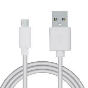 Cablu de date Spacer, USB 2.0 (T) la Micro-USB 2.0 (T), PVC, retail pack, 0.5m, Alb imagine