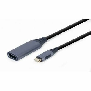 Cablu HDMI Gembird A-USB3C-HDMI-01, USB Type-C la HDMI, 0.15m (Gri) imagine