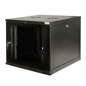 Cabinet metalic 19 inch Logilink 9U W09A54B, otel 1.5mm, sarcina maxima 50Kg, Negru imagine
