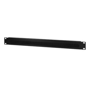 Panou intrare cabluri Logilink ORCEB1B, tip masca orizontala cu perii, 19 inch, 1U, Negru imagine
