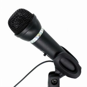 Microfon Gembird MIC-D-04, Jack 3.5mm, 1.3m (Negru) imagine