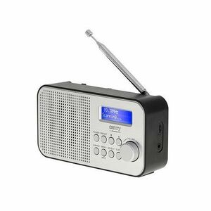 Radio digital portabil, Camry, FM/DAB/DAB+, Functie alarma, Negru/Argintiu imagine