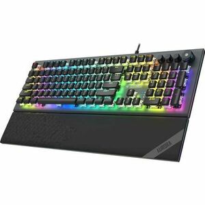 Tastatura Gaming Mecanica iBOX Aurora K-5, RGB, USB, Layout US (Negru) imagine
